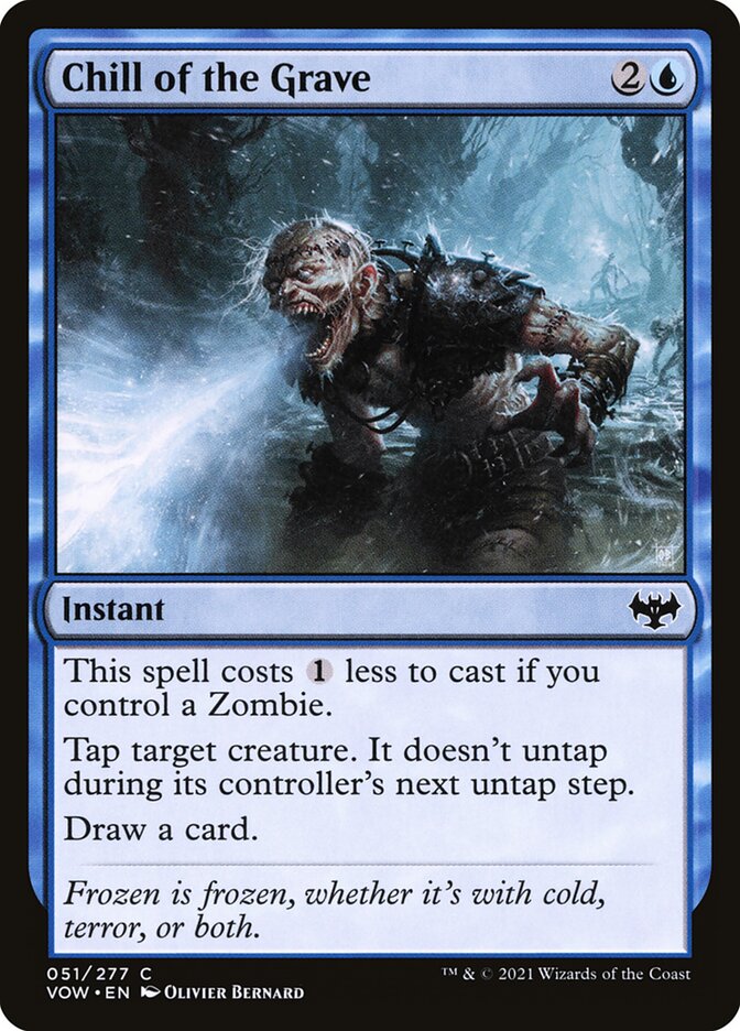 Chill of the Grave - carta Magic The Gathering