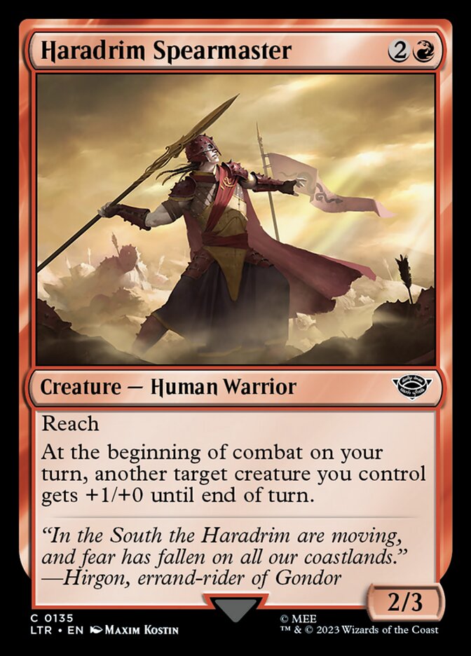 Haradrim Spearmaster - carta Magic The Gathering