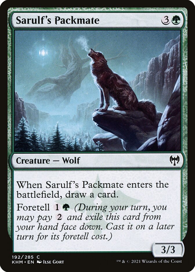 Sarulf's Packmate - carta Magic The Gathering