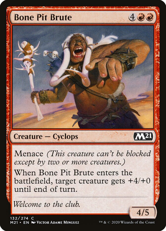 Bone Pit Brute - carta Magic The Gathering