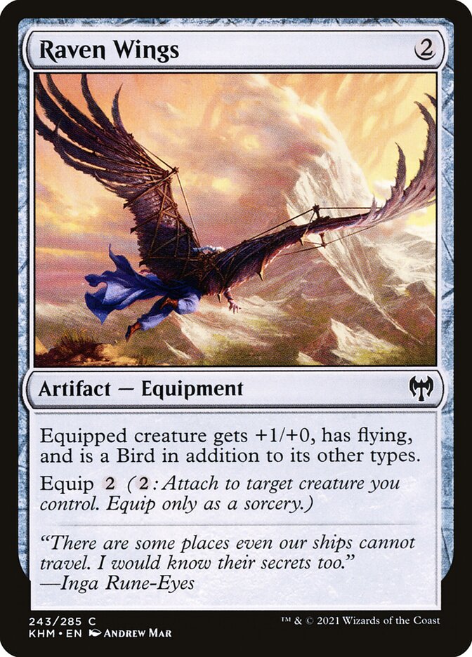 Raven Wings - carta Magic The Gathering