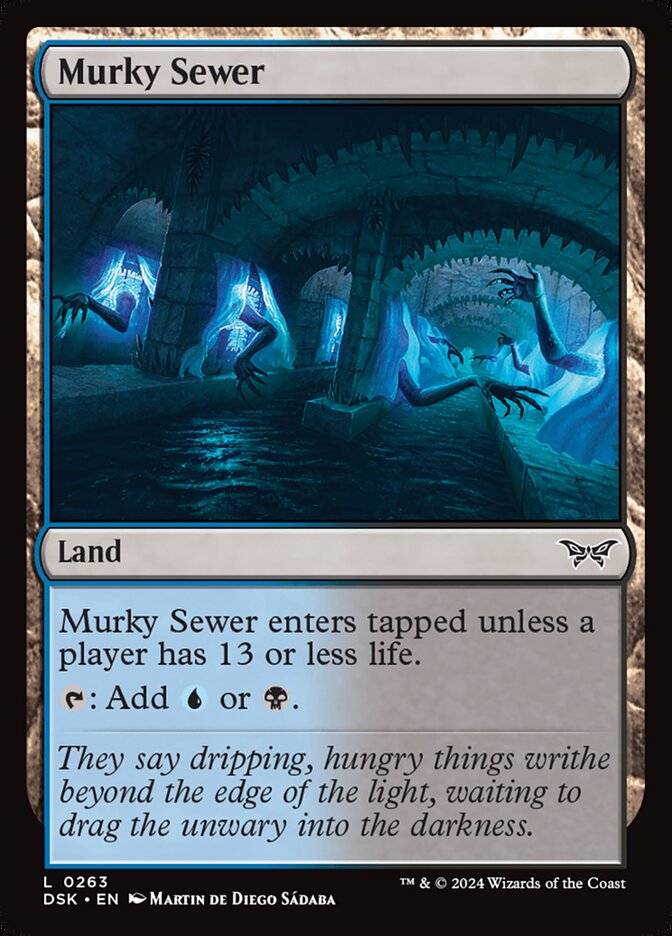 Murky Sewer - carta Magic The Gathering