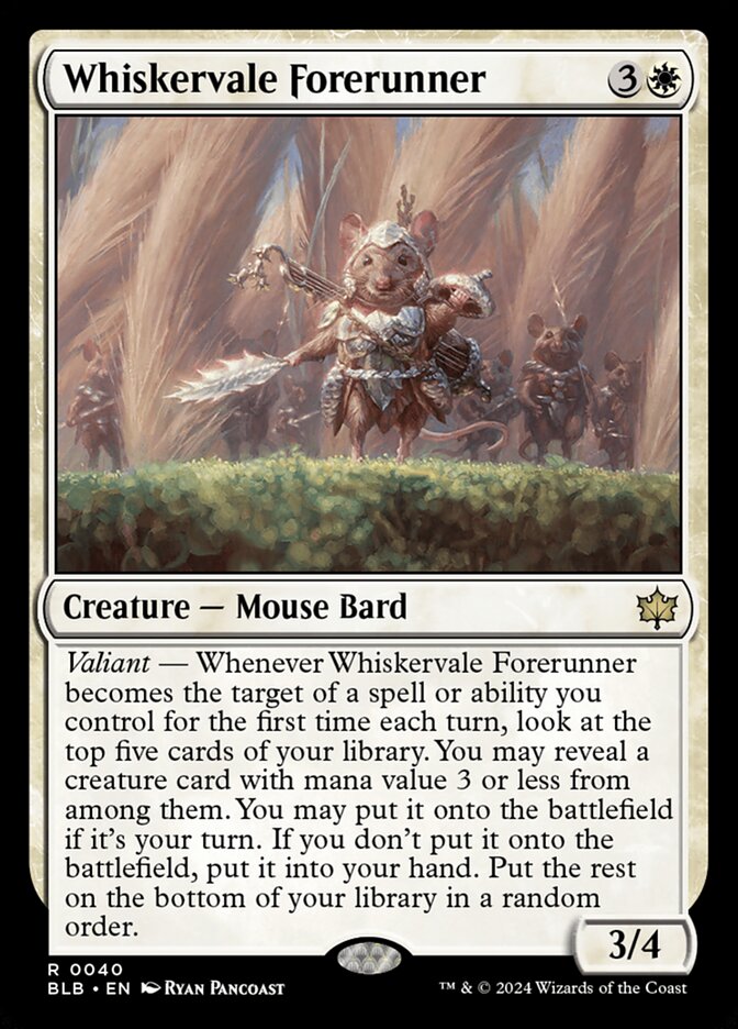 Whiskervale Forerunner - carta Magic The Gathering