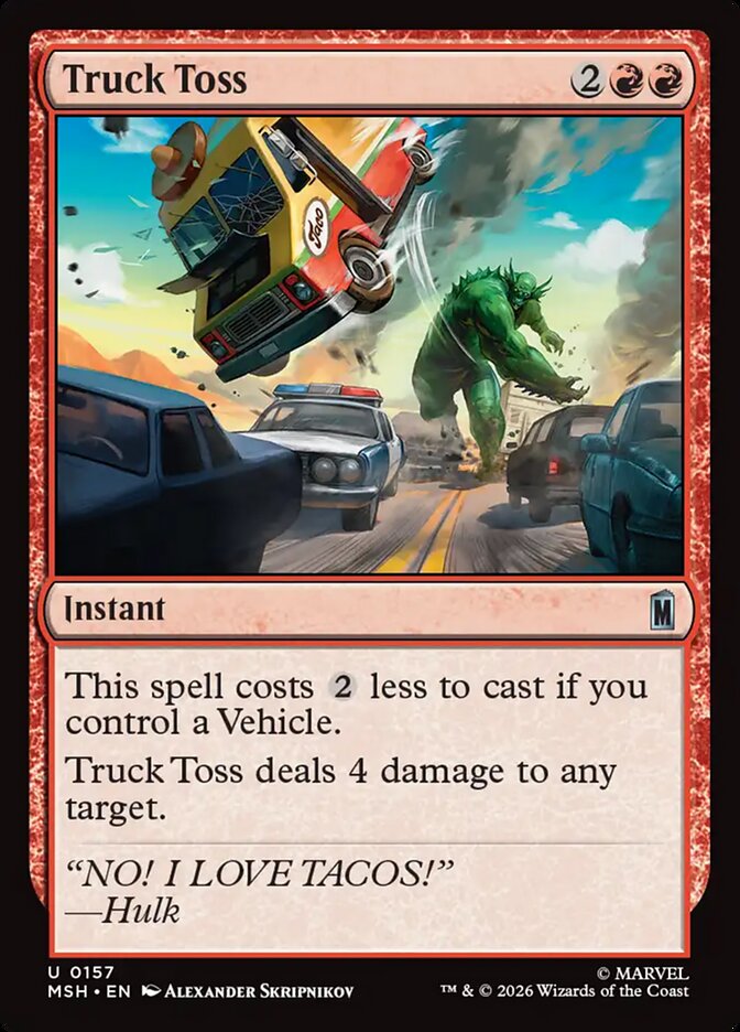 Truck Toss - carta Magic The Gathering