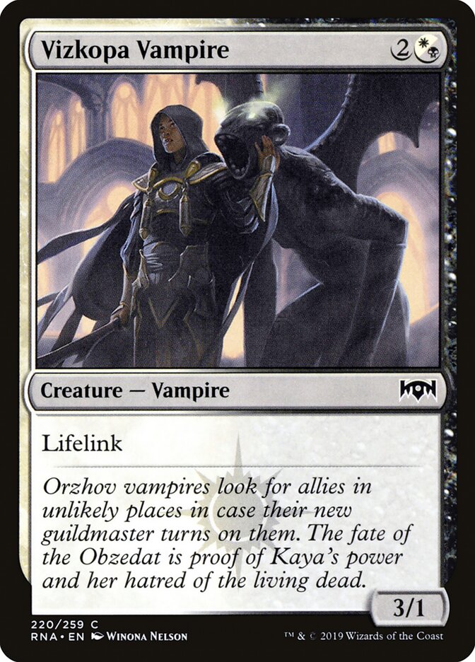 Vizkopa Vampire - carta Magic The Gathering