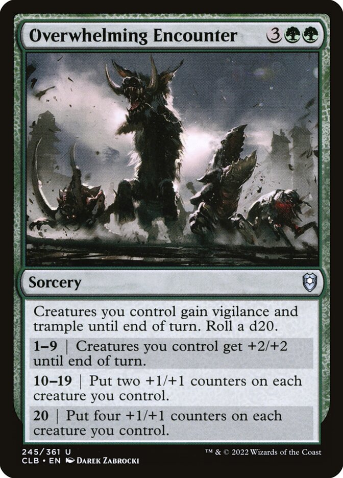 Overwhelming Encounter - carta Magic The Gathering