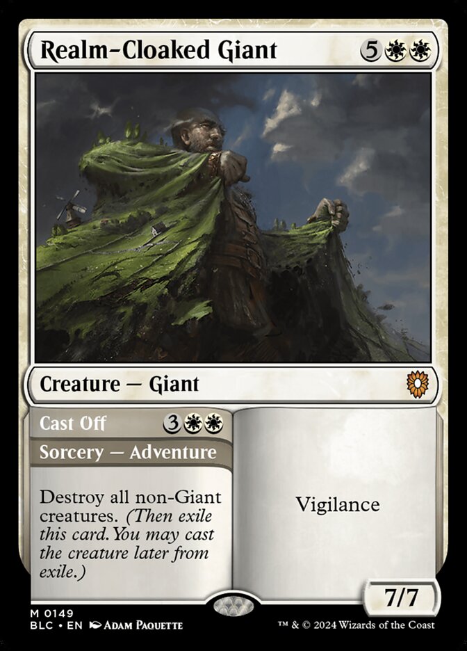 Realm-Cloaked Giant // Cast Off - carta Magic The Gathering