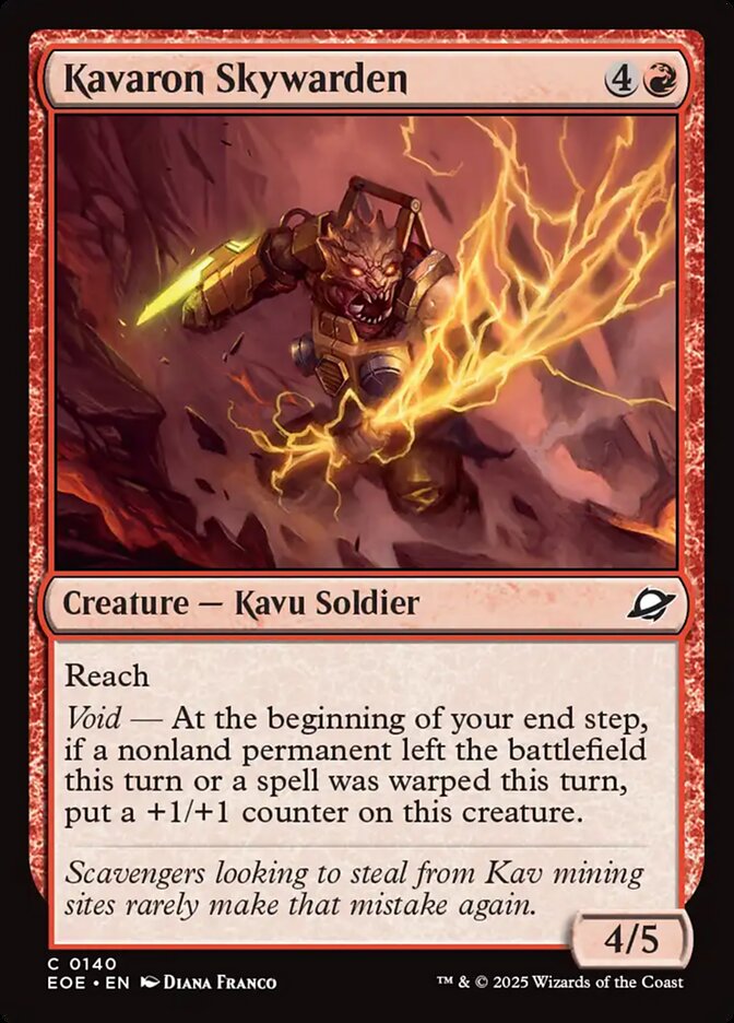 Kavaron Skywarden - carta Magic The Gathering