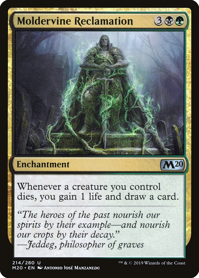 Moldervine Reclamation - carta Magic The Gathering