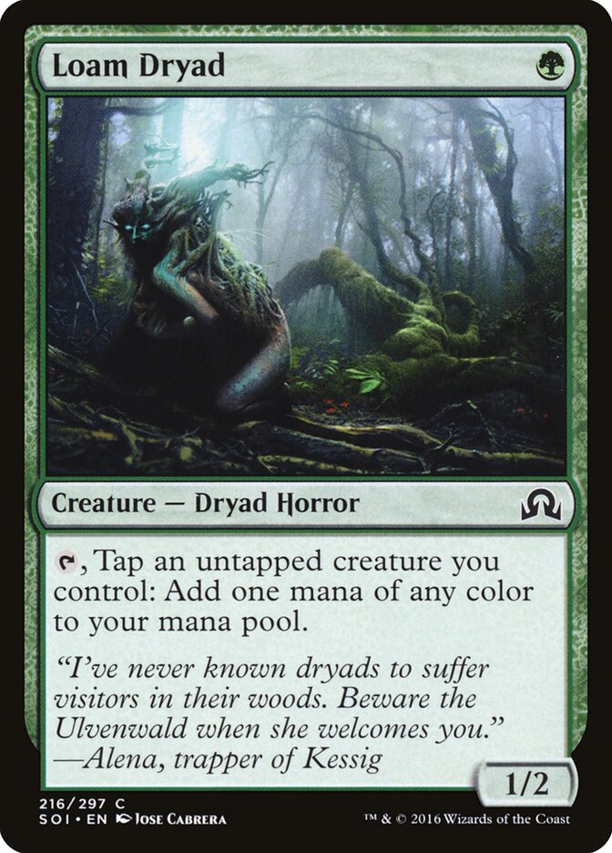Loam Dryad - carta Magic The Gathering