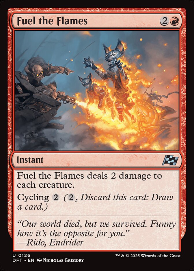 Fuel the Flames - carta Magic The Gathering