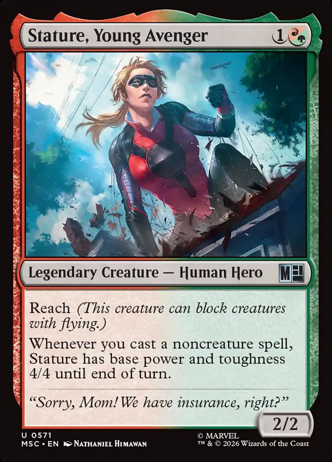 Stature, Young Avenger - carta Magic The Gathering