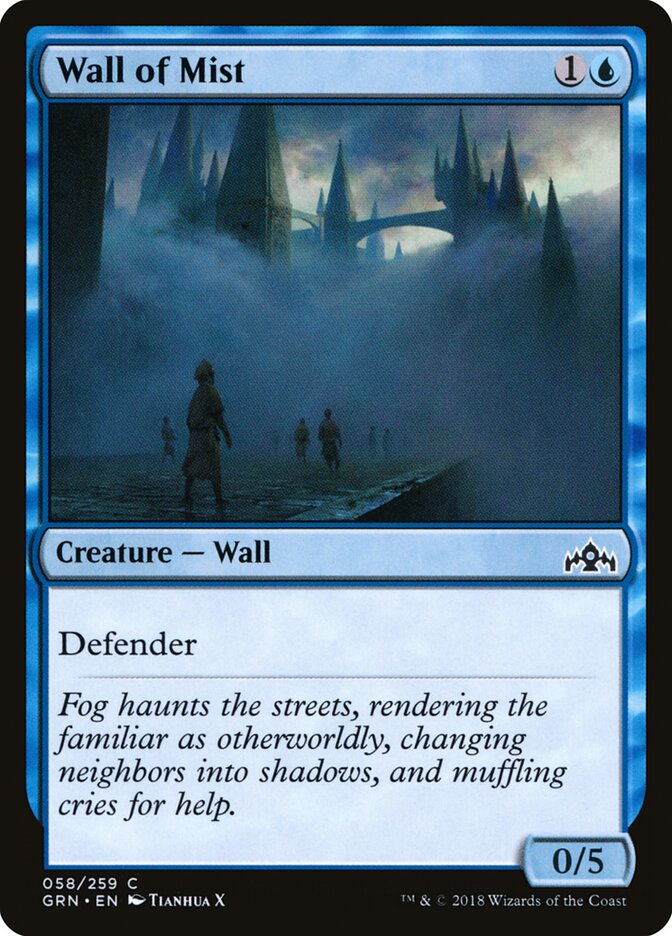 Wall of Mist - carta Magic The Gathering