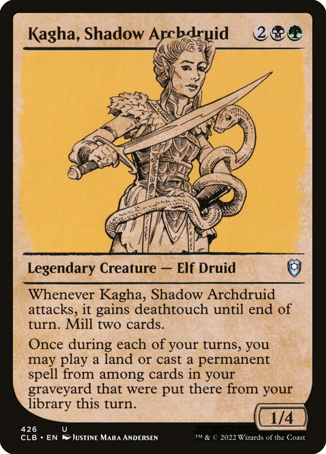 Kagha, Shadow Archdruid - carta Magic The Gathering