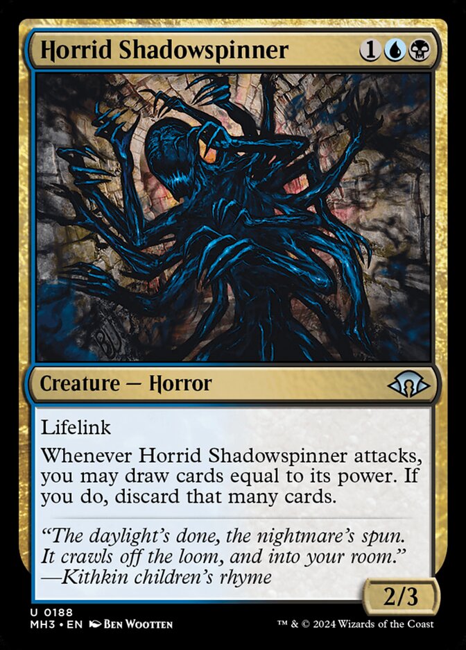 Horrid Shadowspinner - carta Magic The Gathering