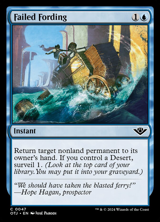 Failed Fording - carta Magic The Gathering