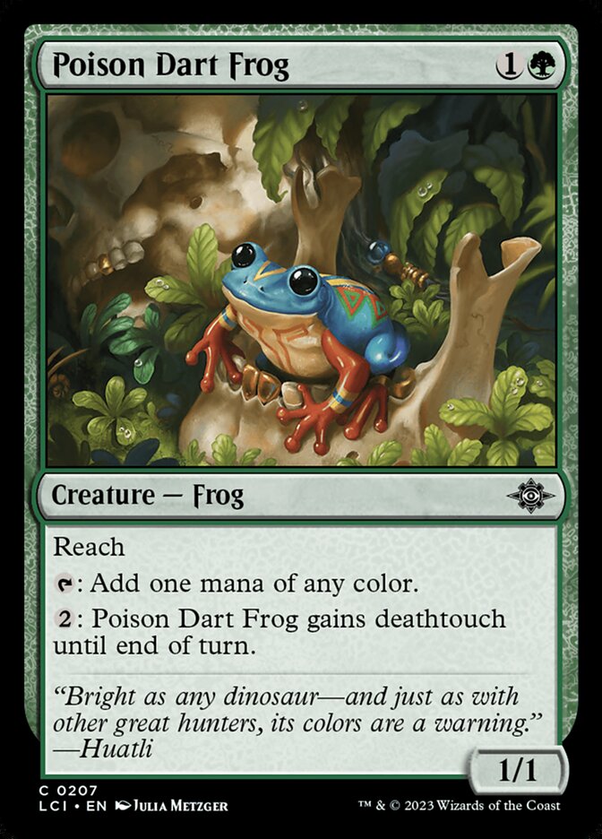 Poison Dart Frog - carta Magic The Gathering