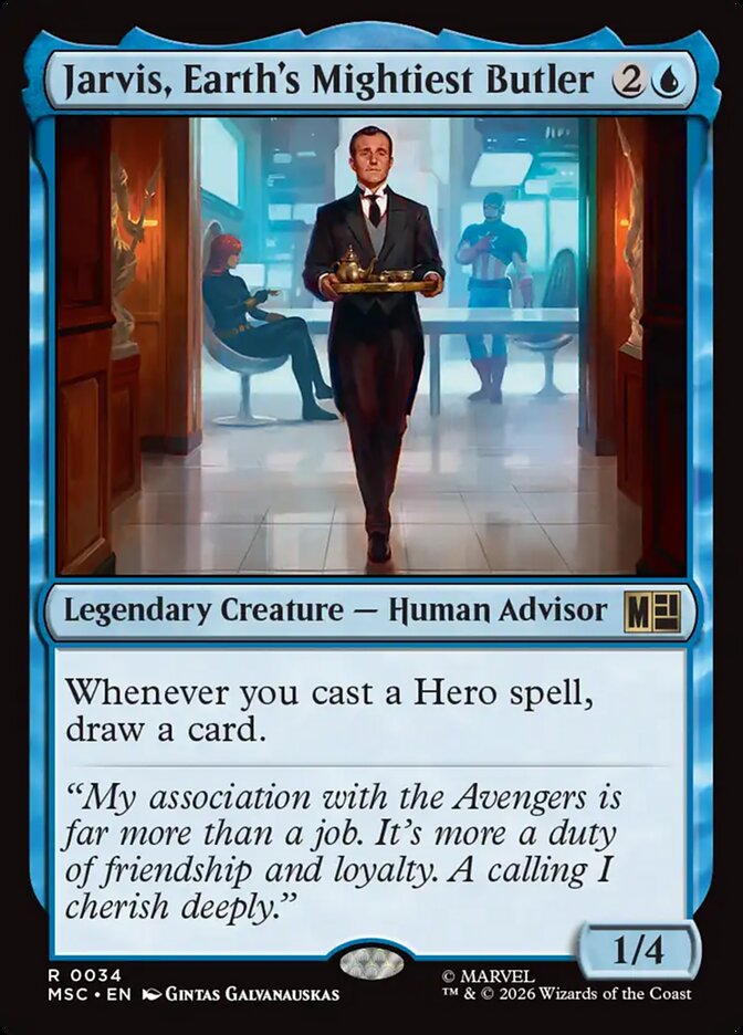 Jarvis, Earth's Mightiest Butler - carta Magic The Gathering