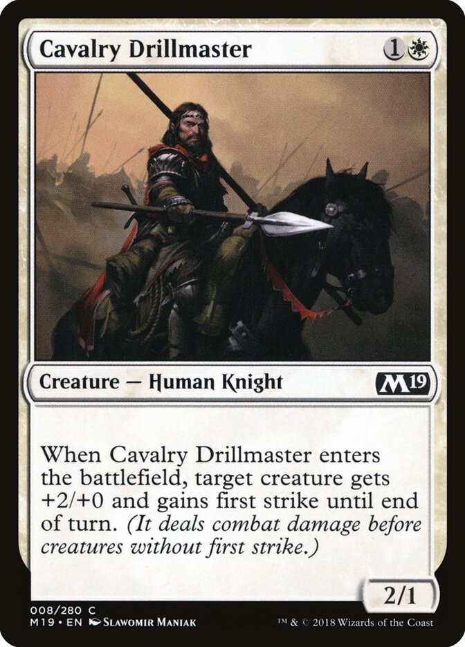 Cavalry Drillmaster - carta Magic The Gathering