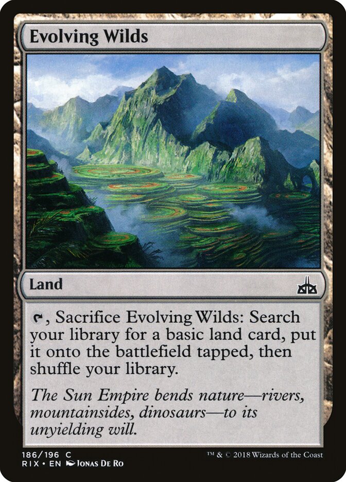 Evolving Wilds - carta Magic The Gathering