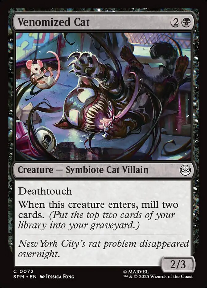 Venomized Cat - carta Magic The Gathering