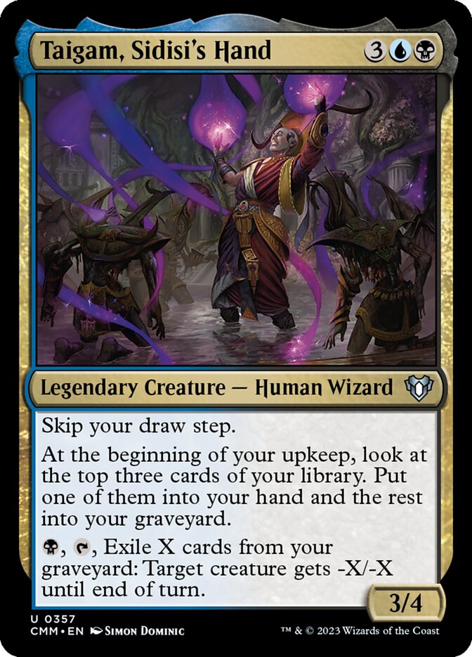 Taigam, Sidisi's Hand - carta Magic The Gathering