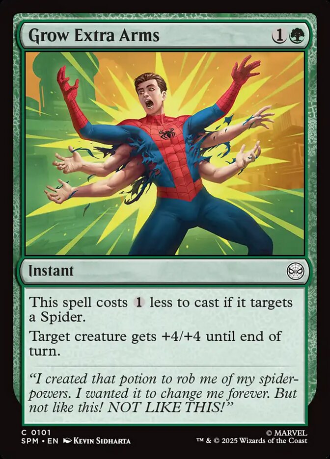 Grow Extra Arms - carta Magic The Gathering
