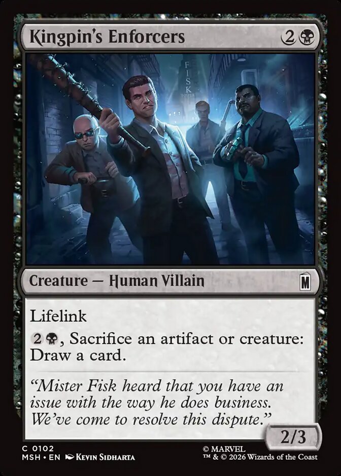 Kingpin's Enforcers - carta Magic The Gathering