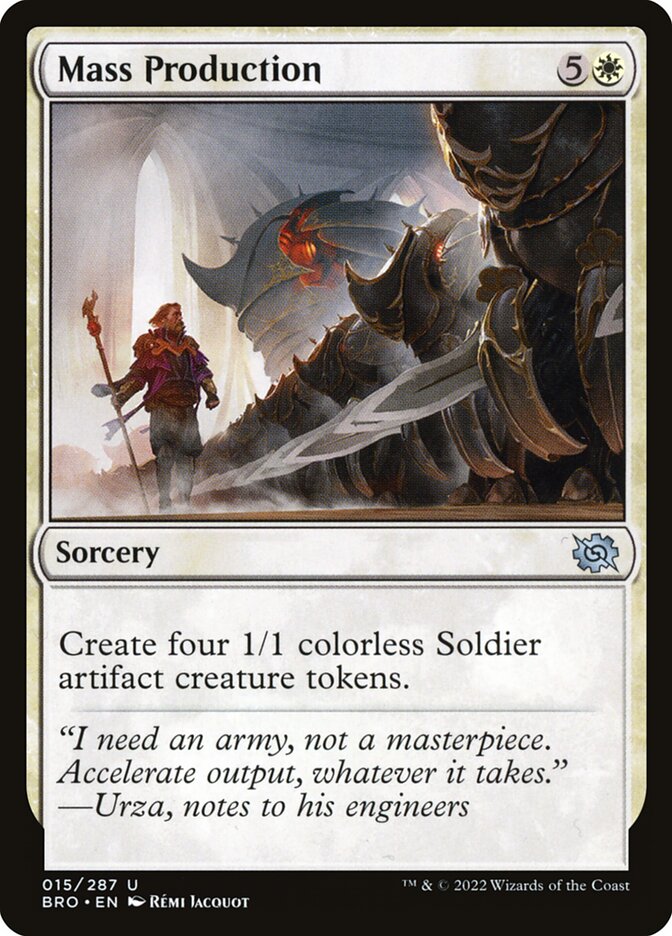 Mass Production - carta Magic The Gathering