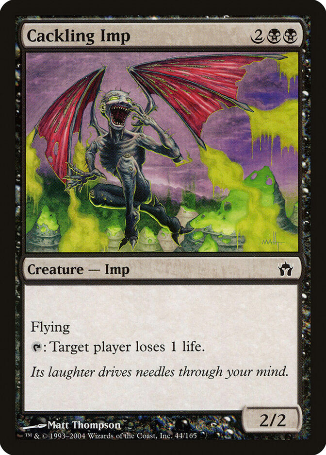 Cackling Imp - carta Magic The Gathering