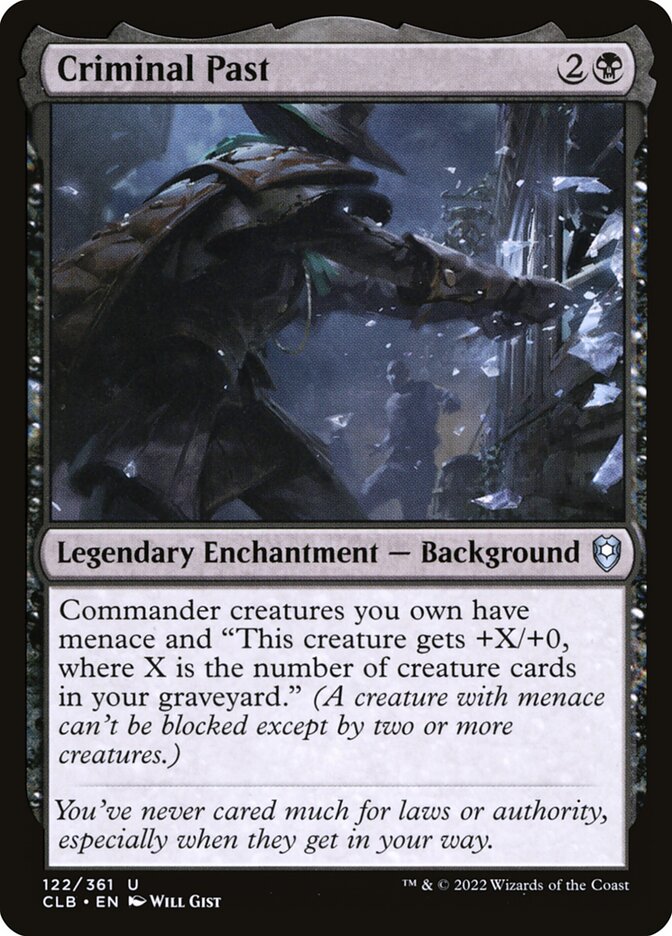 Criminal Past - carta Magic The Gathering