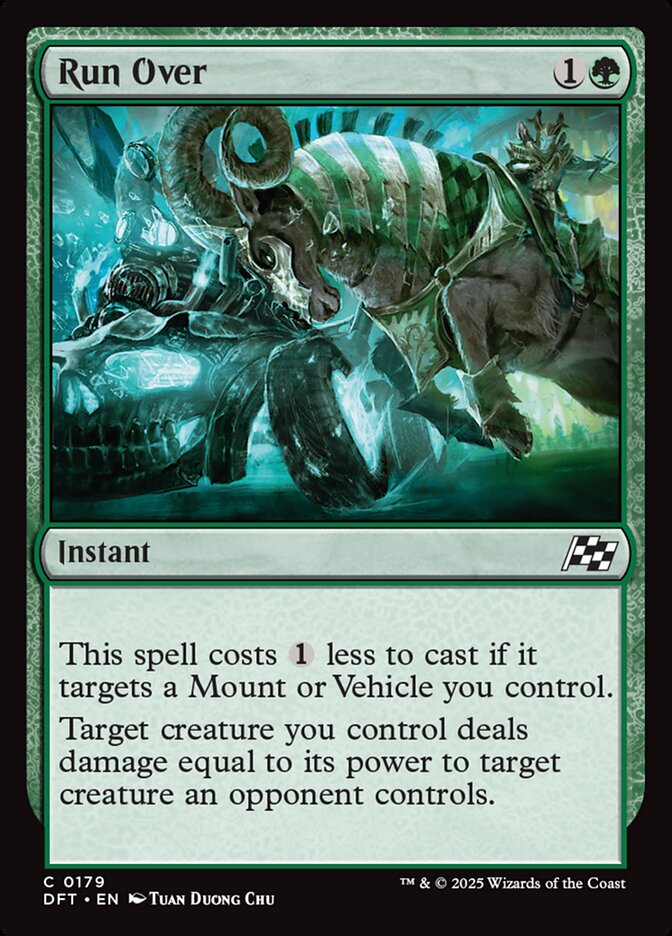 Run Over - carta Magic The Gathering