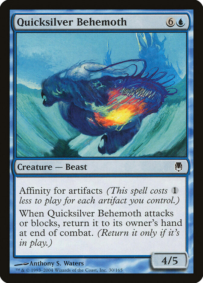 Quicksilver Behemoth - carta Magic The Gathering
