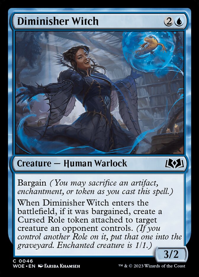 Diminisher Witch - carta Magic The Gathering