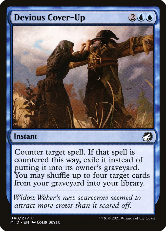 Devious Cover-Up - carta Magic The Gathering