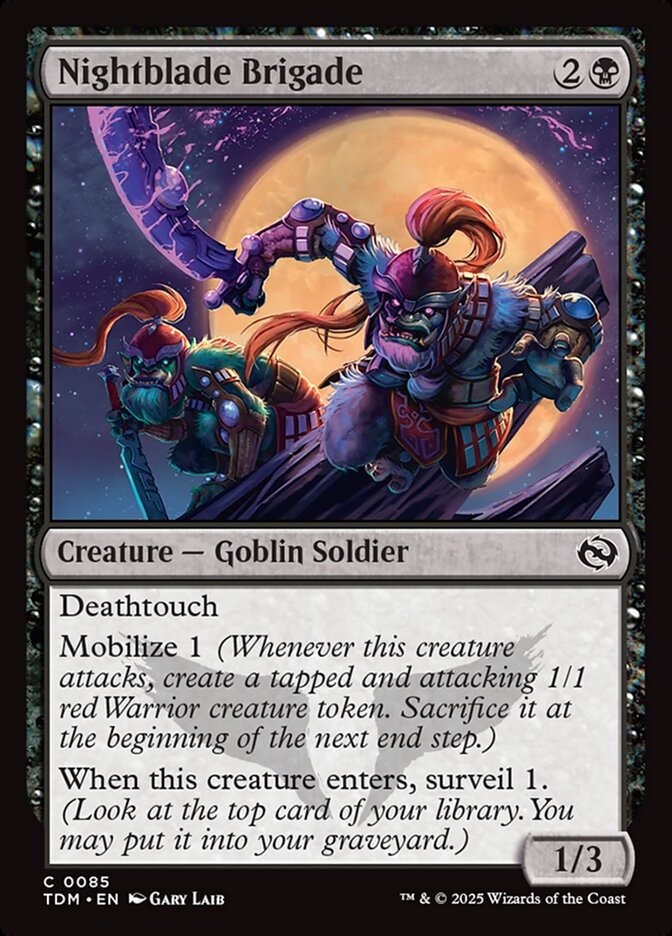 Nightblade Brigade - TDM-085-NF-STD