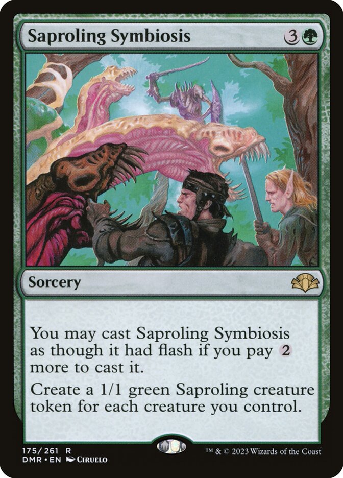 Saproling Symbiosis - carta Magic The Gathering