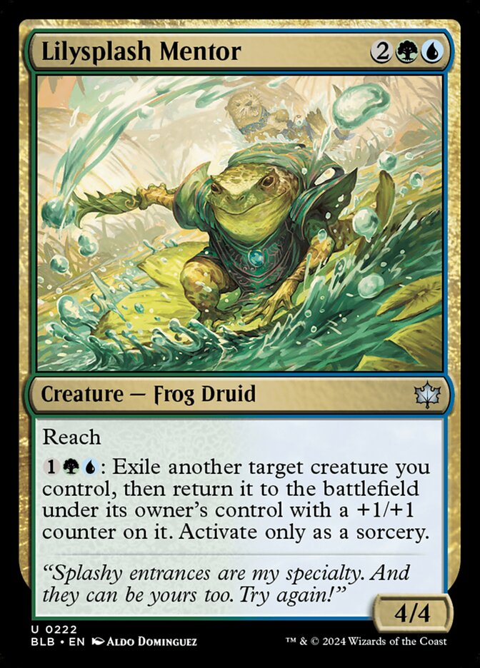 Lilysplash Mentor - carta Magic The Gathering