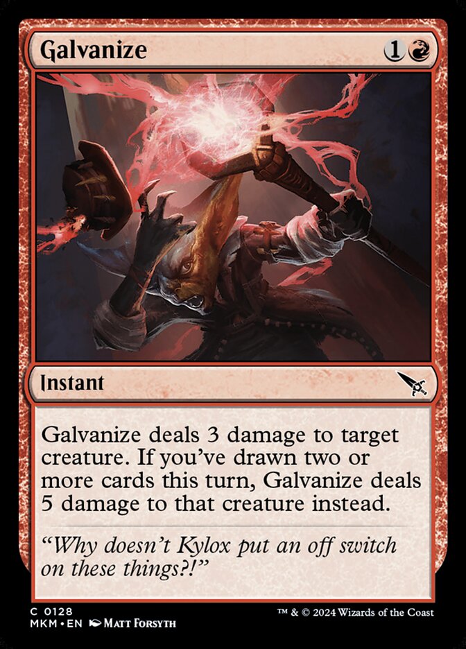 Galvanize - carta Magic The Gathering