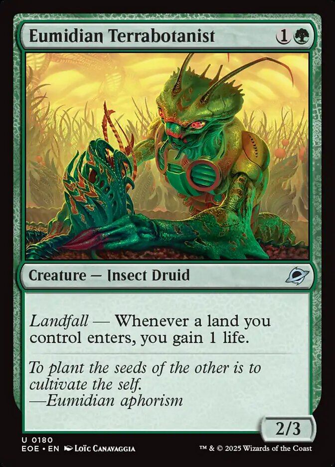 Eumidian Terrabotanist - carta Magic The Gathering