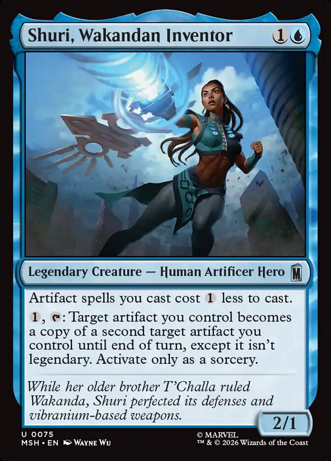 Shuri, Wakandan Inventor - carta Magic The Gathering