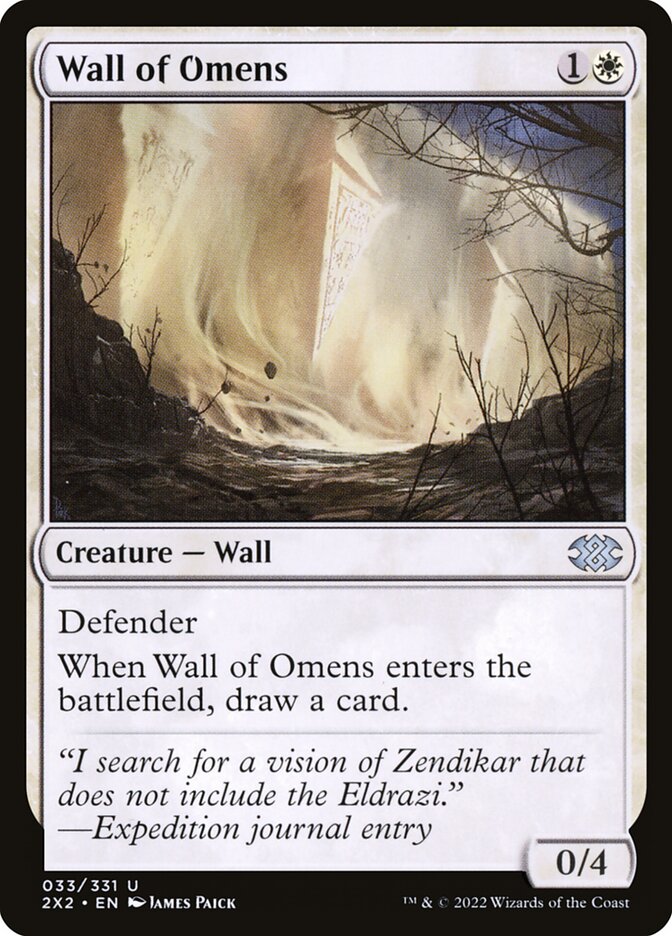 Wall of Omens - carta Magic The Gathering