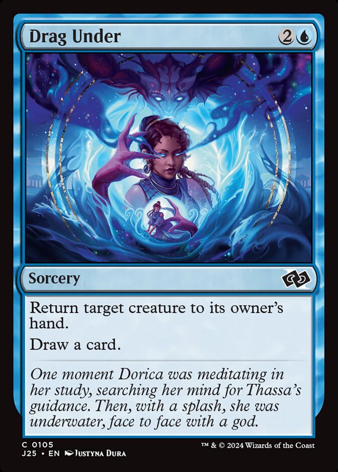 Drag Under - carta Magic The Gathering