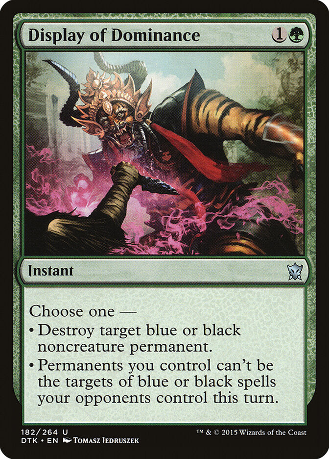 Display of Dominance - carta Magic The Gathering