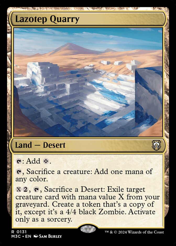 Lazotep Quarry - carta Magic The Gathering
