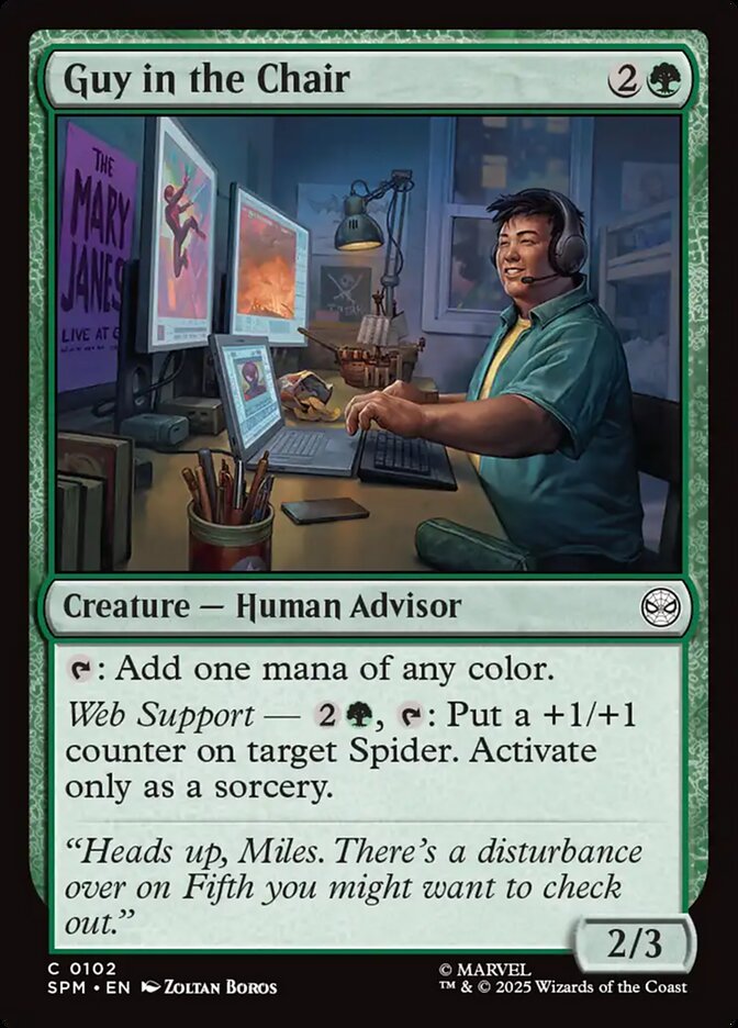 Guy in the Chair - carta Magic The Gathering