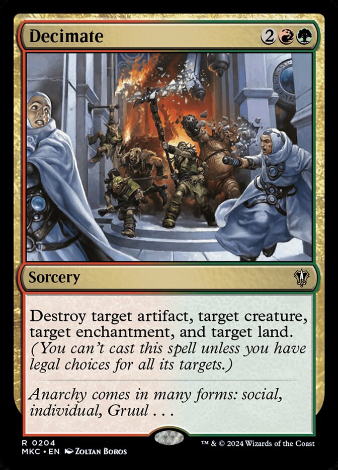 Decimate - carta Magic The Gathering