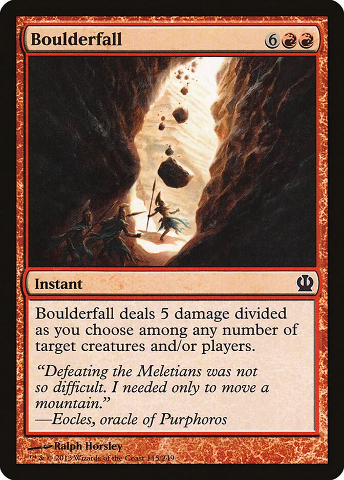 Boulderfall - carta Magic The Gathering