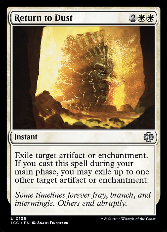 Return to Dust - carta Magic The Gathering