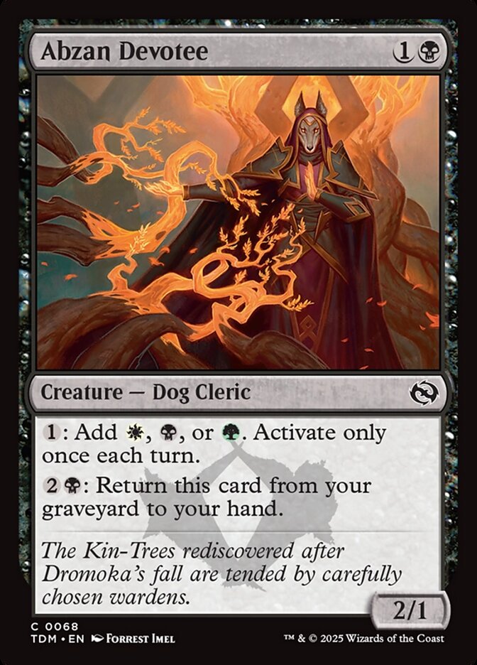 Abzan Devotee - carta Magic The Gathering